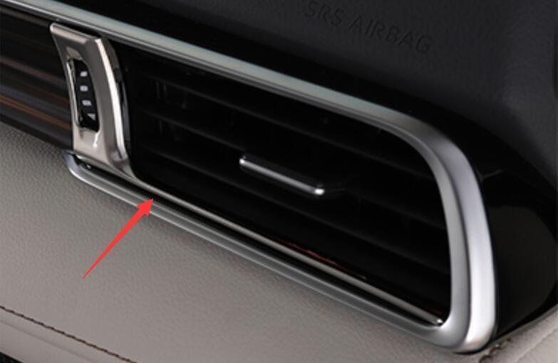 for Camry 2018-2022 Silver Steel Front Side Vent Overlay Cover Trim 2PCS n