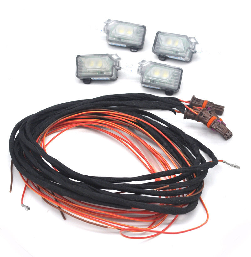Error LED EXTERIOR DOOR HANDLE OUTER light cable Kit for Audi A4 B9 17-2022 v