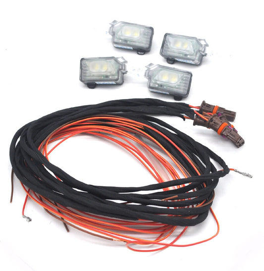 Error LED EXTERIOR DOOR HANDLE OUTER light cable Kit for Audi A4 B9 17-2022 v