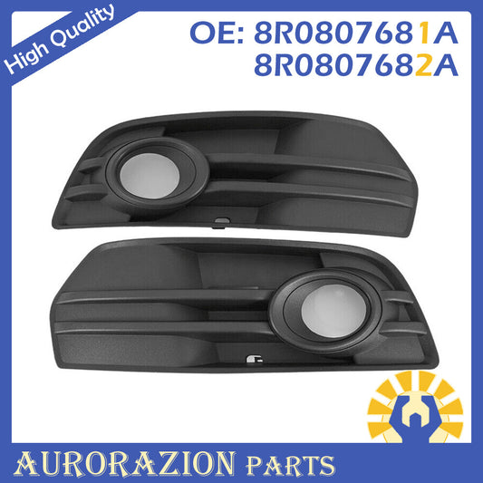 Front fog light grille cover, fog light racing grille baffle for Audi Q5 2009 - 2012 - n