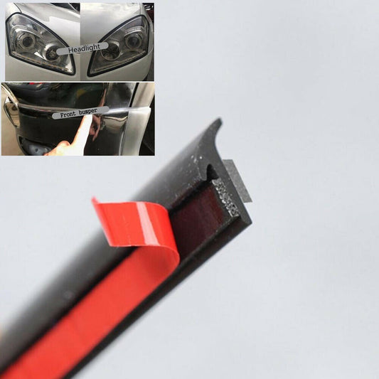 1x 5M Car Body Headlight Edge Protector Strip Guard Moulding Trim Auto Bumper. n