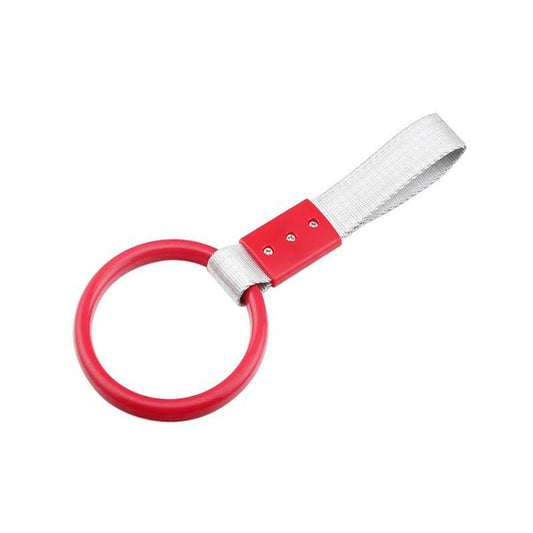 Tsurikawa Handle Subway Ring Train Bus Hand Strap Drift Charm JDM Bosozoku Red