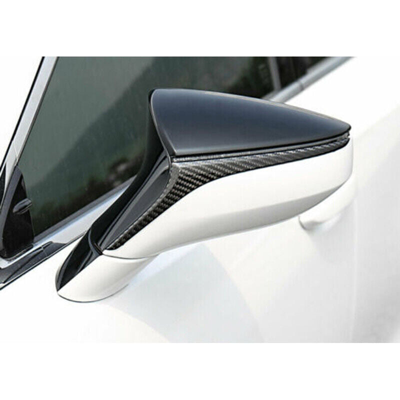 for Lexus LS RC LC UX for ES 2018-22 Dry Carbon Fiber Rear View Mirror Molding Strip