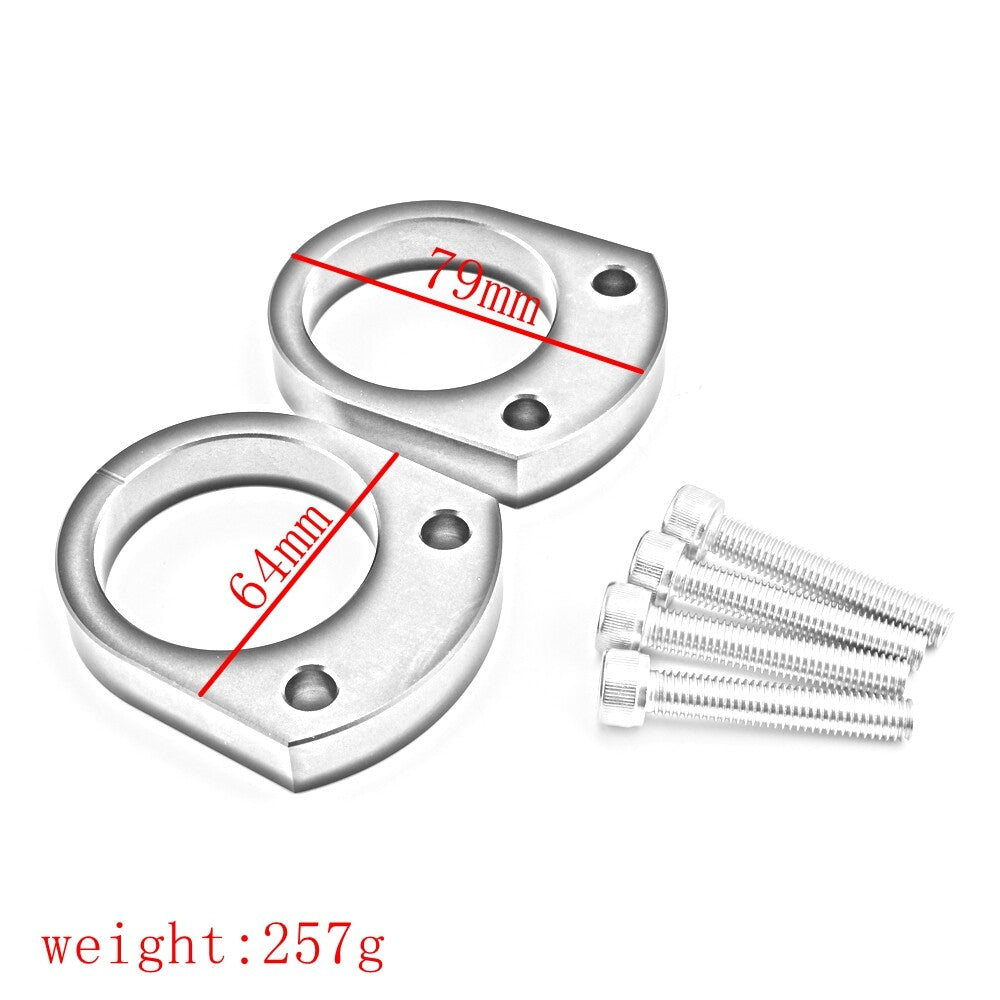 Handle Pole Risers Clamp Handlebar Lifting Mat for Kawasaki ZZR1400 ZX-14R 06-22