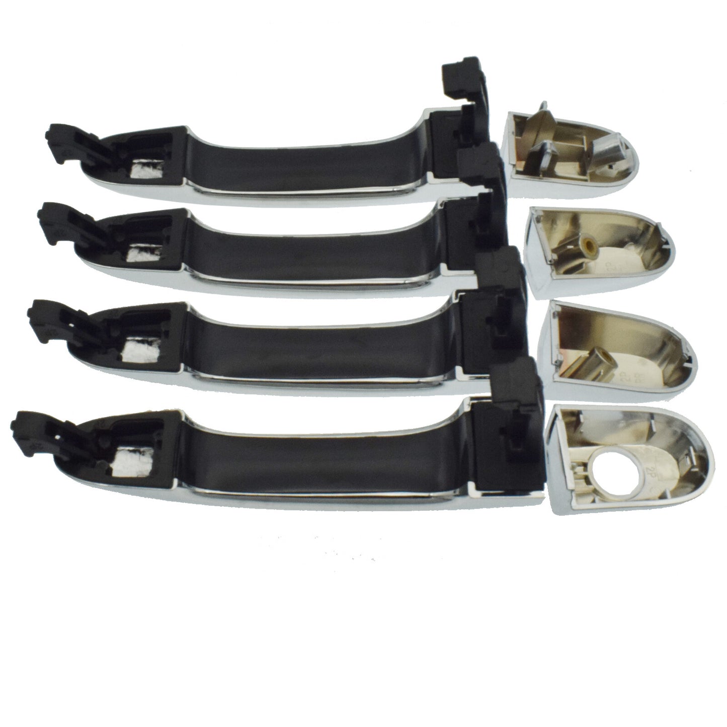 Chrome exterior door handles for 2011-2015 for Kia Sorento (front, rear, left, 4-piece). n