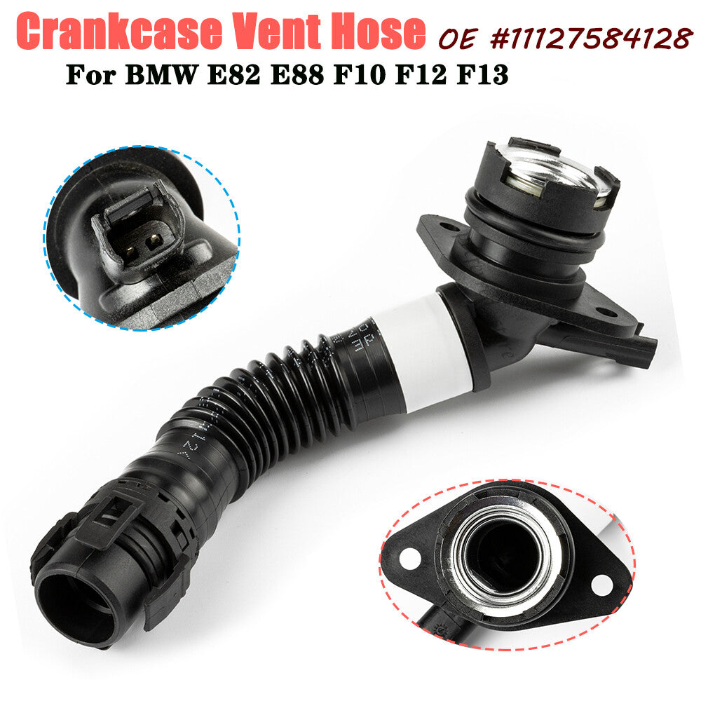 Crankcase ventilation hose valve cover 11127584128 suitable for E82, E88, F10, F12, F13- v