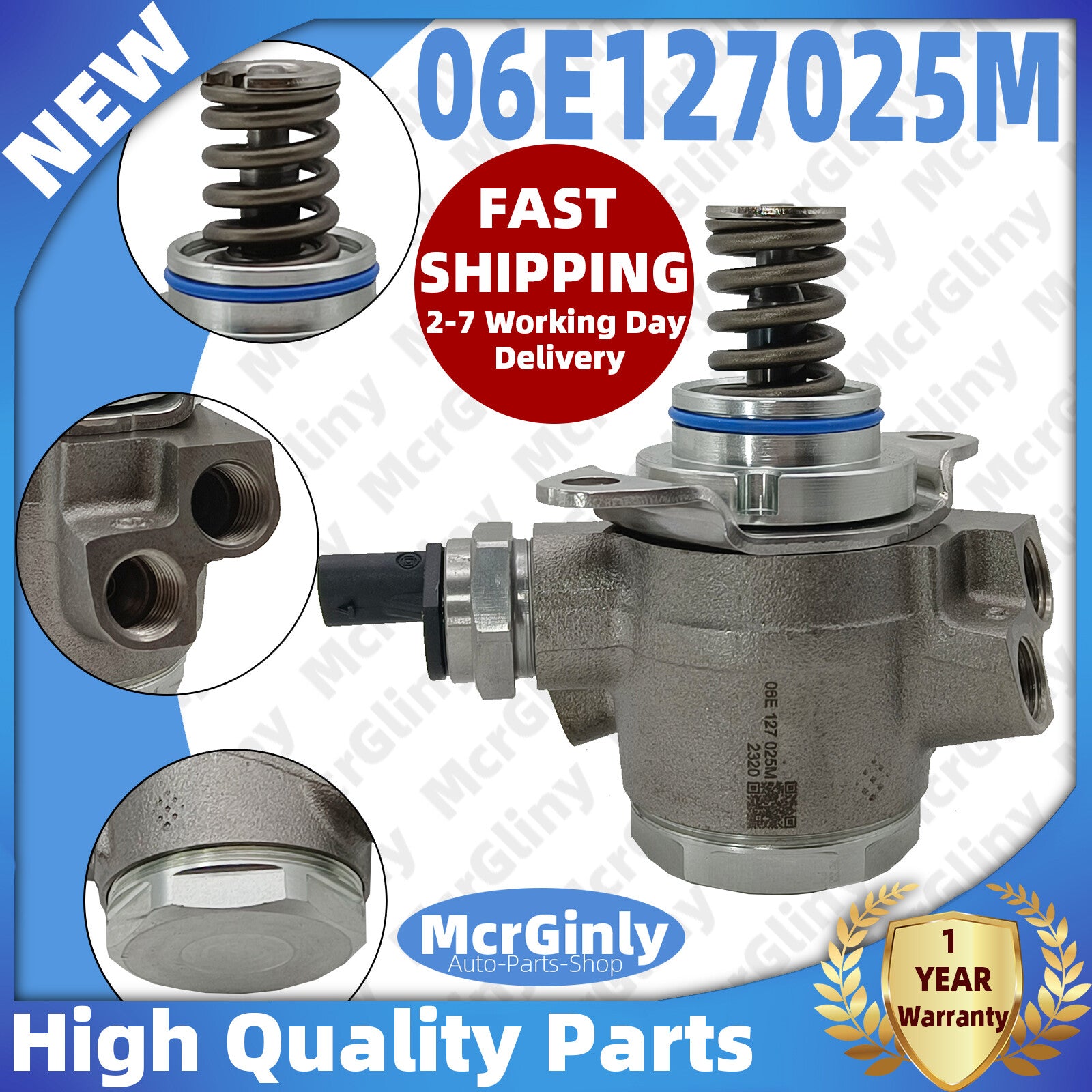 High-pressure fuel pump suitable for Audi A4- for A8 , for Audi Q5 2009 - 2012 06E127025M 06E127025Q- n