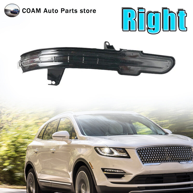 Side LED rearview mirror turn signals, right-hand grip, suitable for Lincoln MKC MKX Nautilus rearview mirrors.