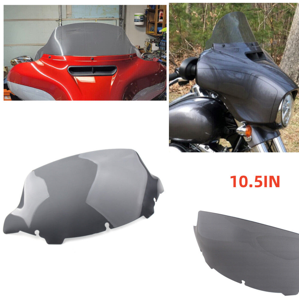 Smoke-proof windshield, 10.5-inch, suitable for Harley Touring Electra Street Glide 2014+- n