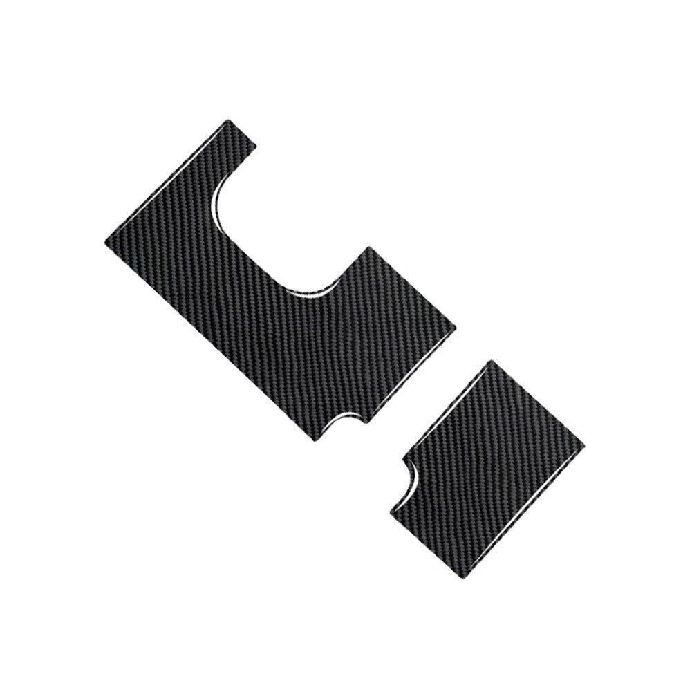 2X Carbon Fiber Headlight Console Panel Cover Trim for Audi TT 8N 2001-2006