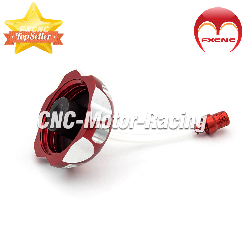 CNC fuel tank cover for Yamaha YFM 700R 700 (2008-2019) 18 17 Red