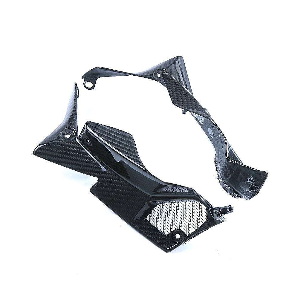 2014-2020 Real Carbon Fiber for Kawasaki Z1000 Front Side Panels Fairing Twill