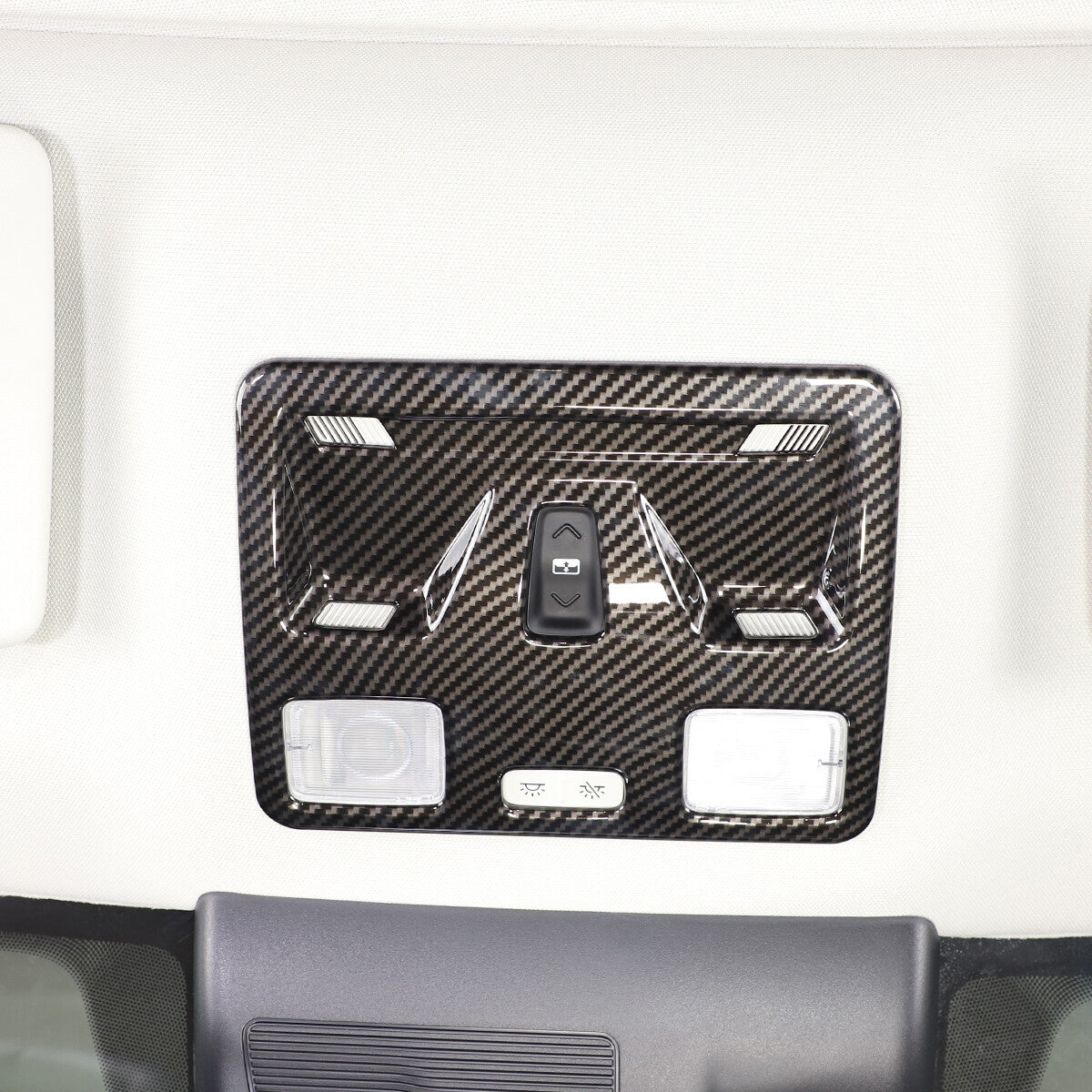 Carbon Center Control Air Outlet Pulley Switch Trim for Tacoma 11th-15th US - v