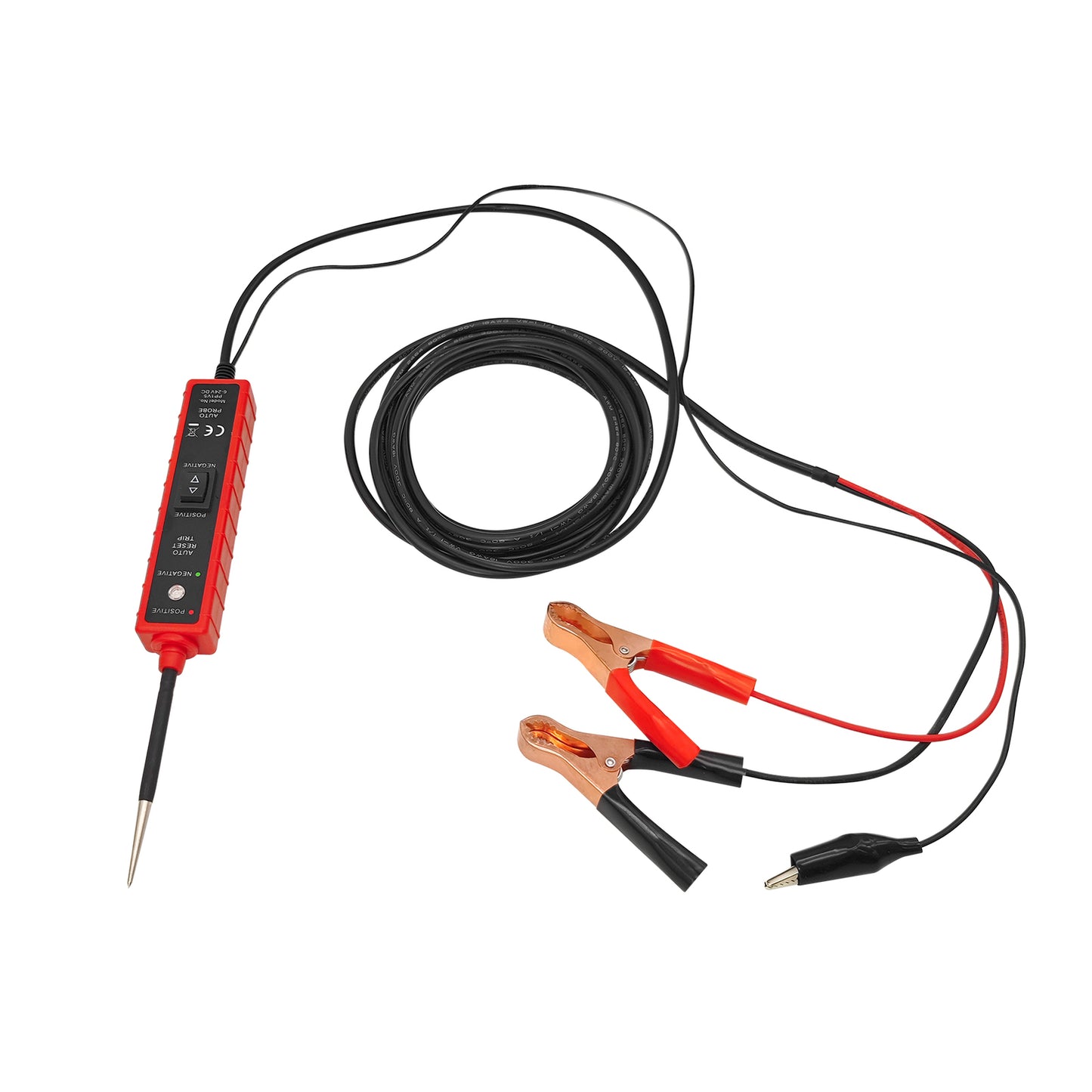 Long Cord DC 6-24V Power Probe Car Automotive Electric Circuit Tester Tools