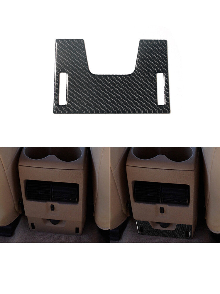 2X Red Carbon Fiber Center Console Side Cover Trim For Explorer 2020-2023 v