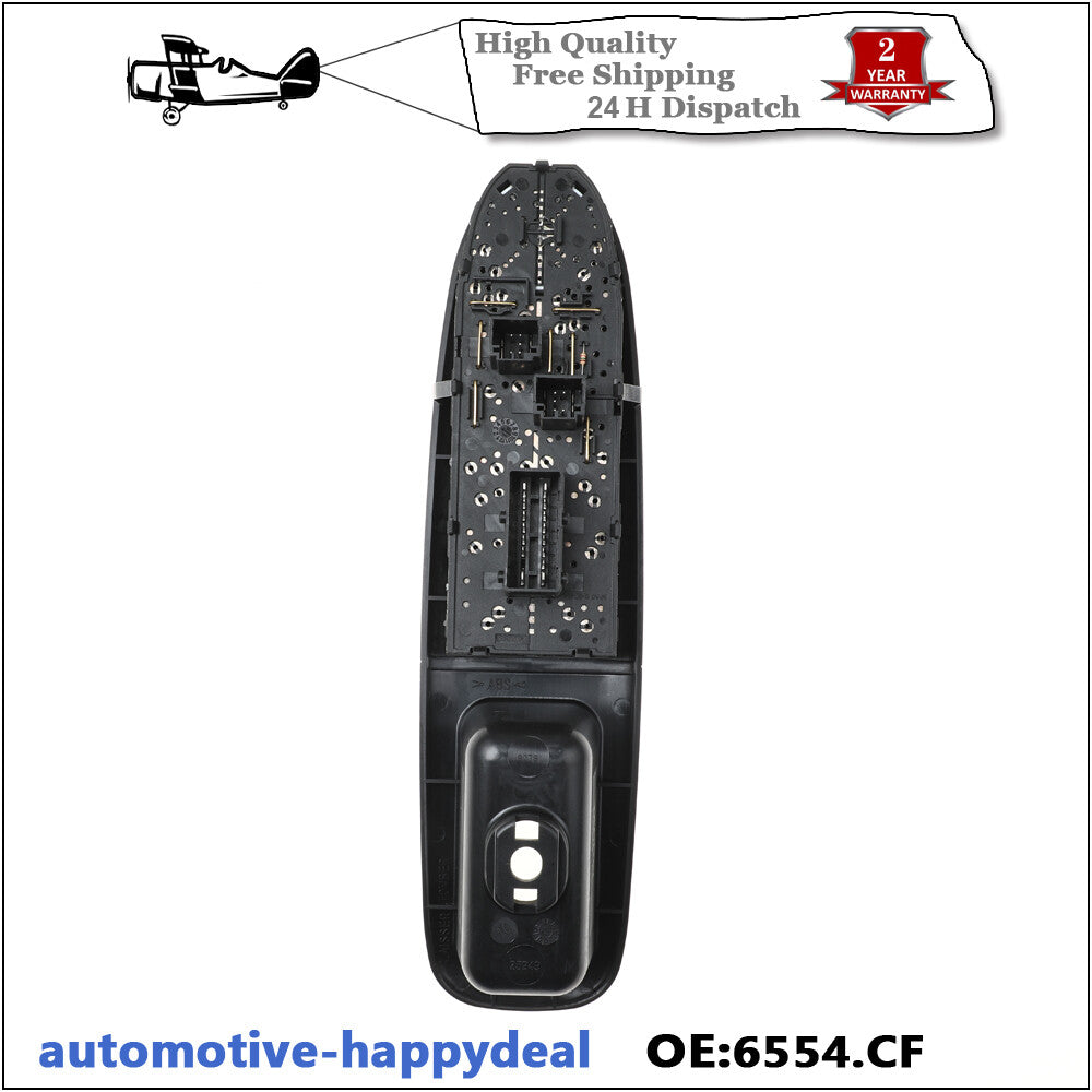 Front Driver Side Electric Window Control Switch 6554.CF 6554CF for PEUGEOT 406