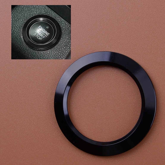 Black Engine Start Stop Button Trim Ring Cover Fit  for ford  F150 2015-2021