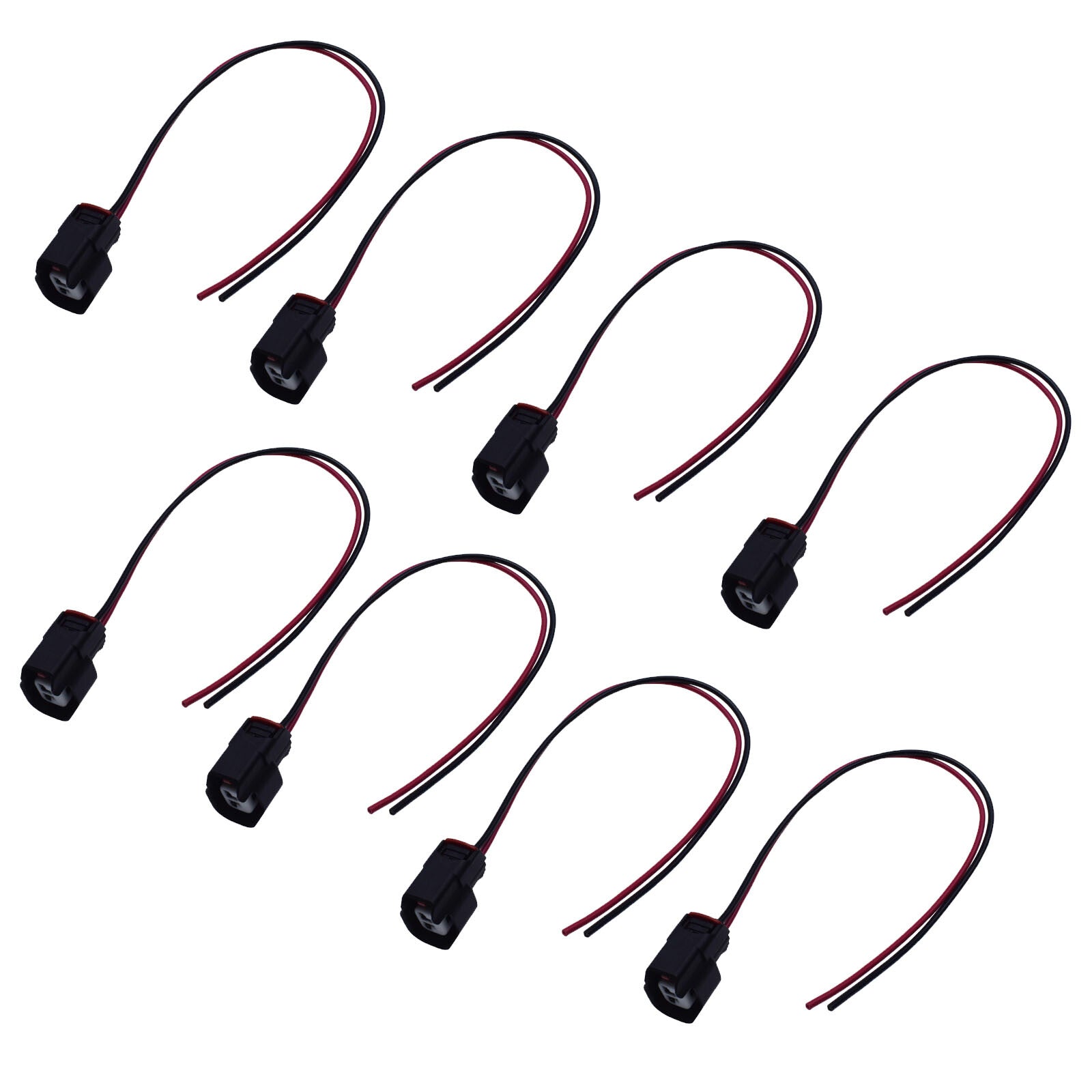 8-Pack Fuel Injector Wire Harness Plugs for for CHRysler 300 for Dodge for Challenger 5183448AA - v