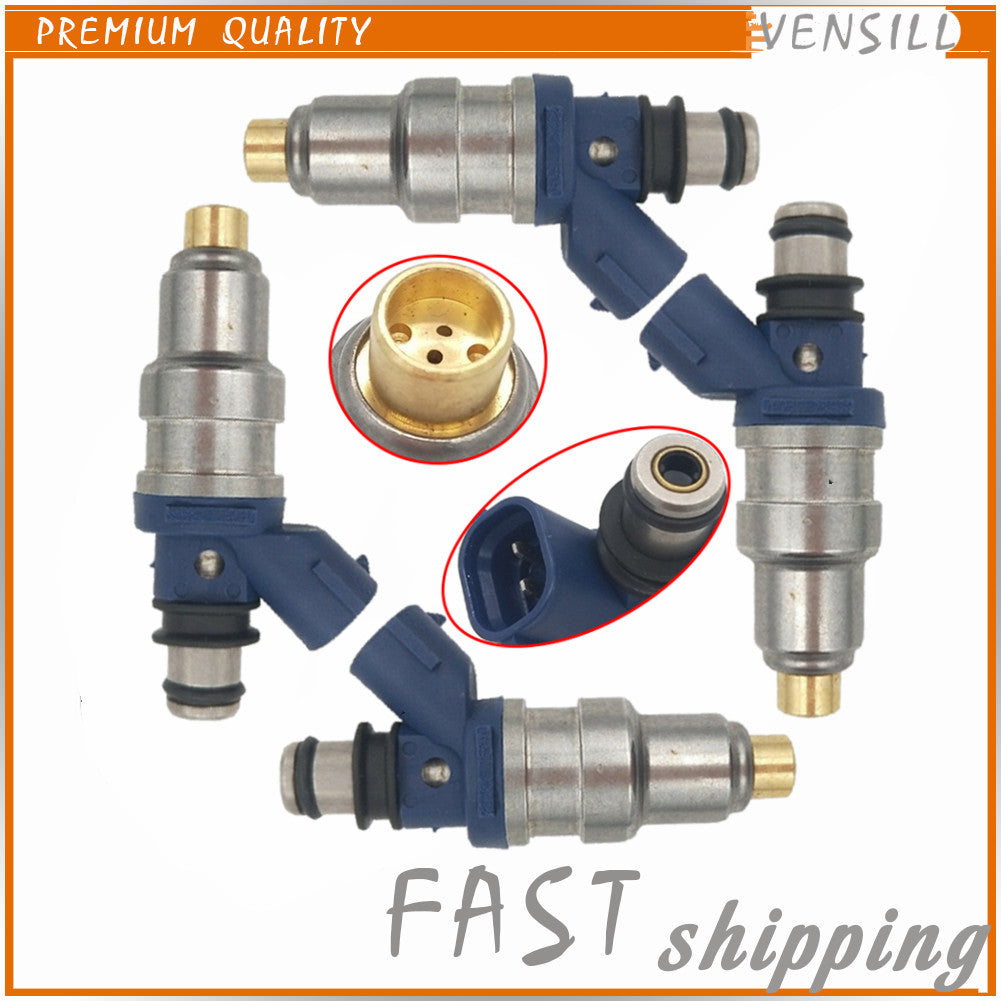 Set of 4X Fuel Injectors Nozzles 23250-75040 Fits for Toyota Tacoma 2.4L 95-00