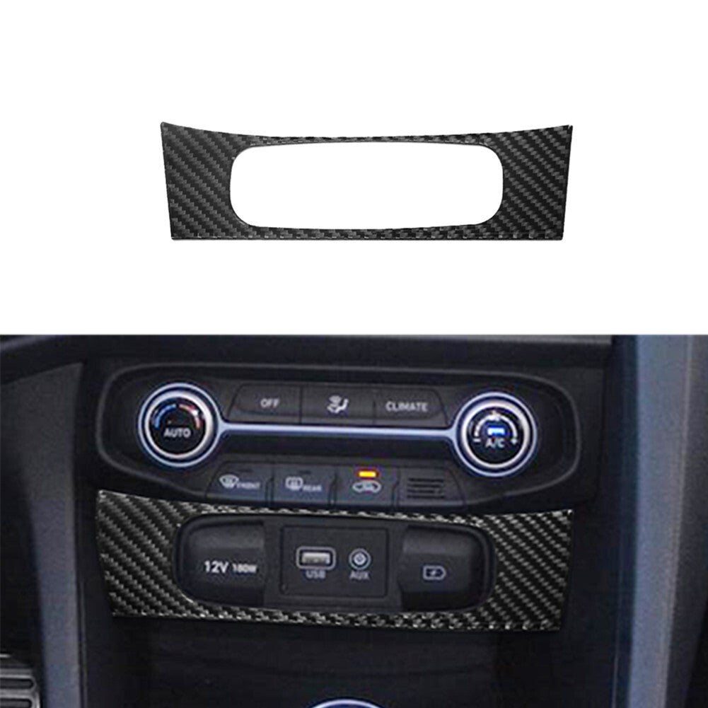 Red Carbon Fiber Watercup Holder Panel Trim Cover for Honda Accord Sedan 2003-07 v