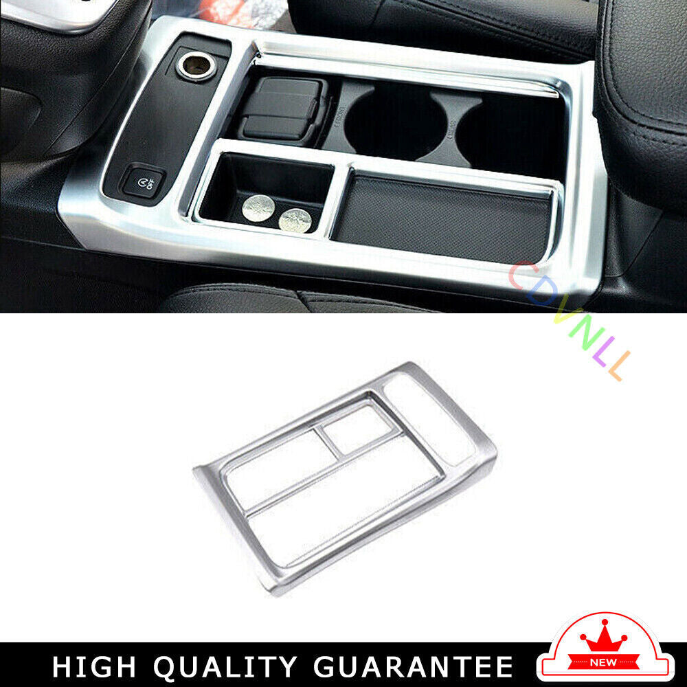 Middle Console Drinking Glass Trim 1 for Honda CRV CR-V 2012-2016 Matte Silver