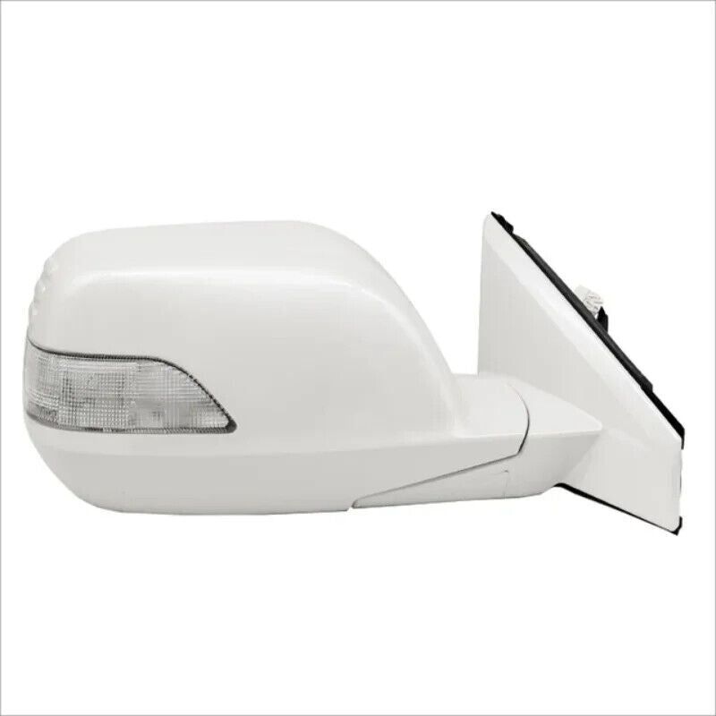 White door side mirrors with turn signal heating, 9-inch left, suitable for Honda CRV 2007 - 2011