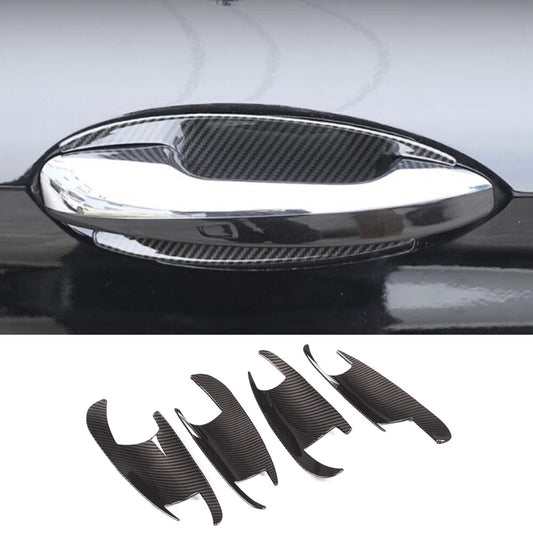4¡Á Carbon ABS Side Door Handle Bowl Cover for Benz BCE ML GL GLK GLE GLS Class