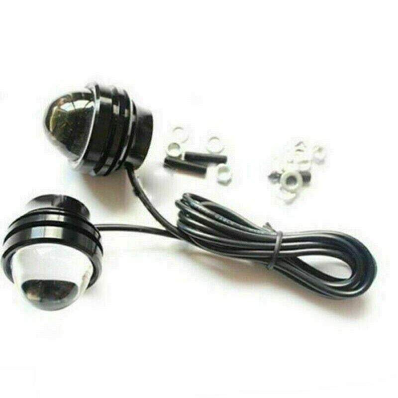 2¡ÁLED Fish Eye 12V 5W Practical Car Reversing Fog Light Daytime Running DRL Bulb v