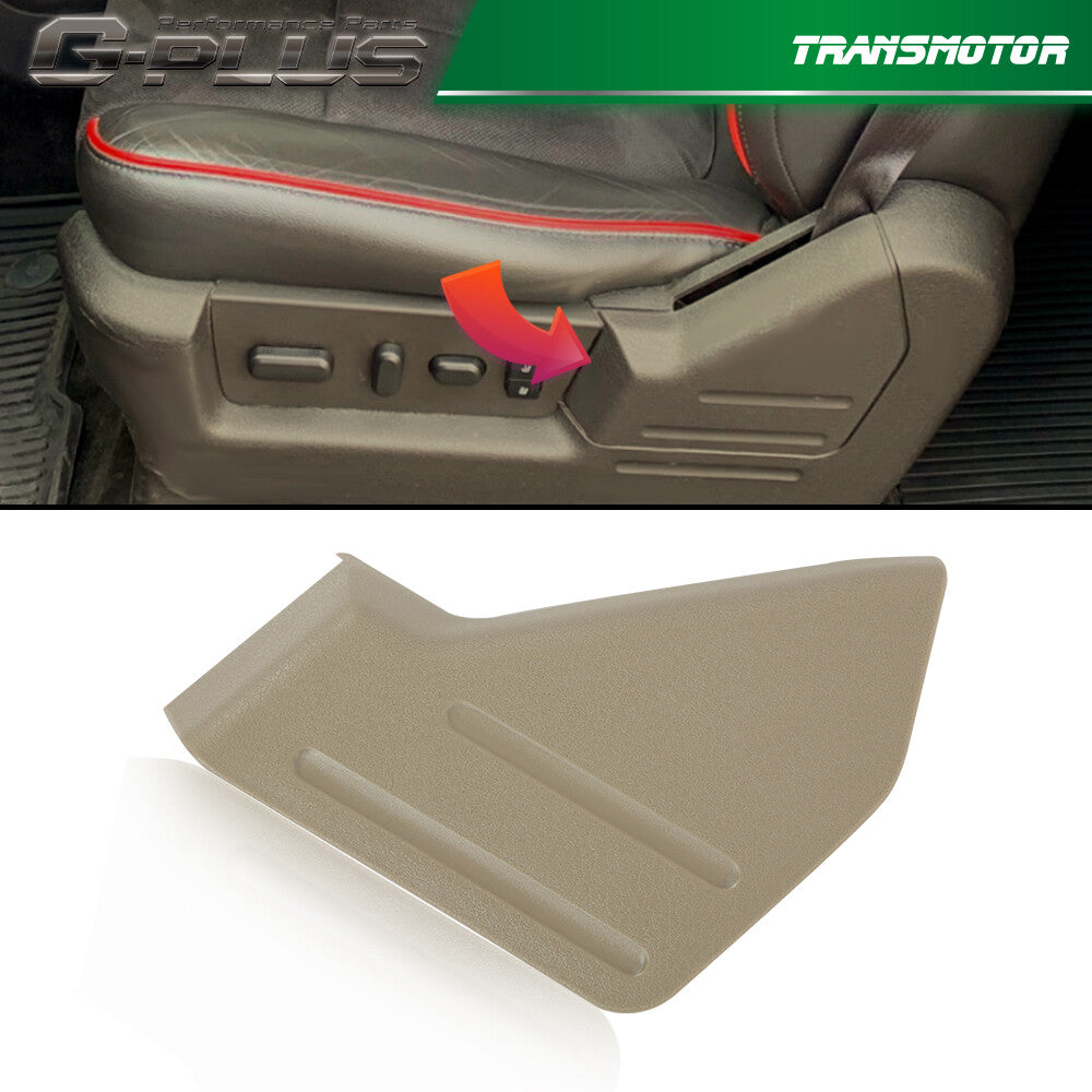 Suitable for 2009-2014  for ford  F-150 driver's for seat trim cover panel, beige. Q