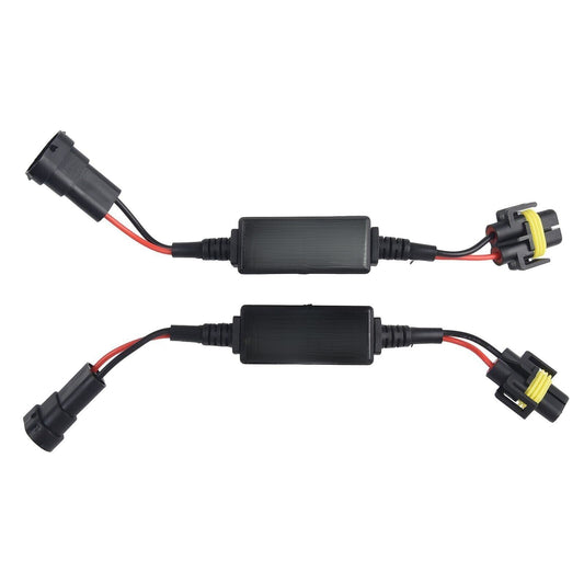 H9 H11 LED Headlight Canbus Error Anti Flicker Resistor Waterproof Adapter