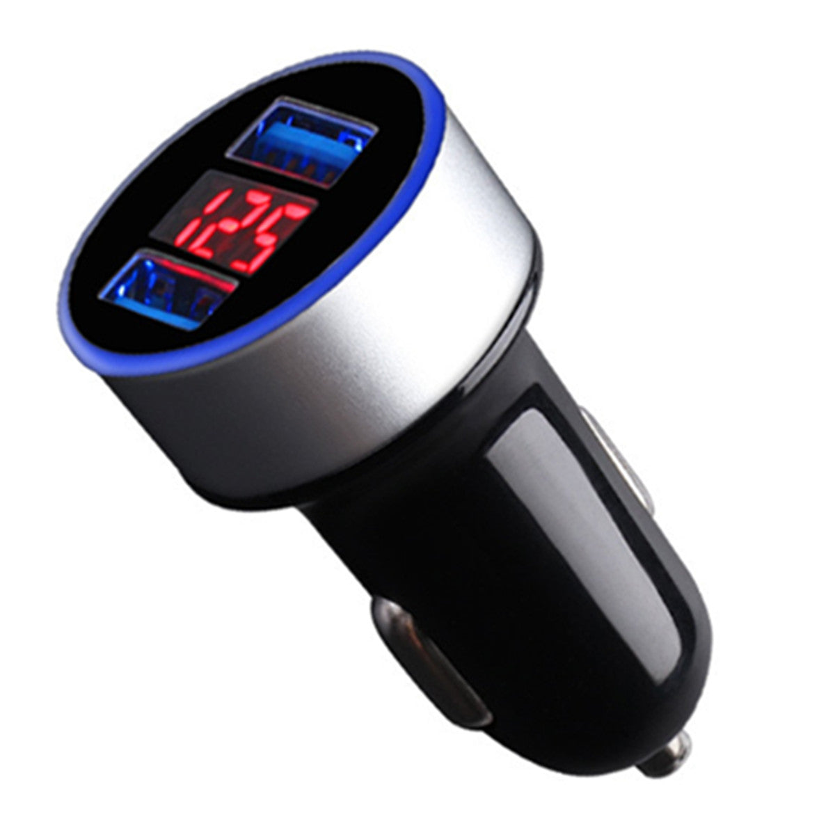 Car Phone for Charger Cigarette Lighter Dual USB Fast Charging Adapter LED Display