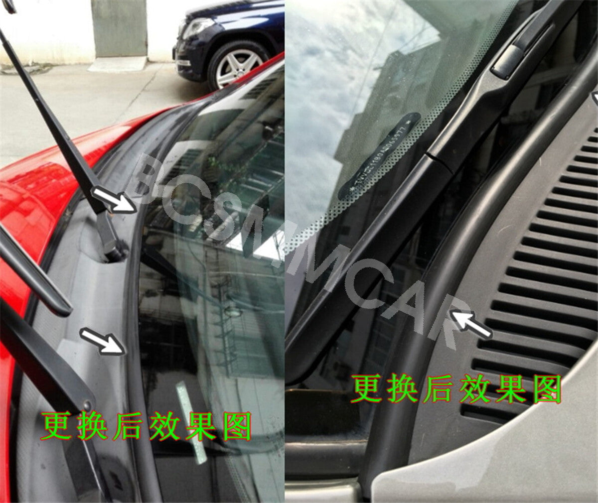 1.7M Car Windshield Panel Weather Rubber Seal Strip Sealed Sealed Strips Rubber