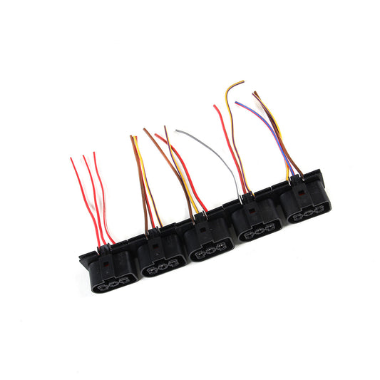 5* Electric Cooling Fan Plugs Pigtails Kit Fit for VW for Golf GTI MK4 #1J0906233# Q