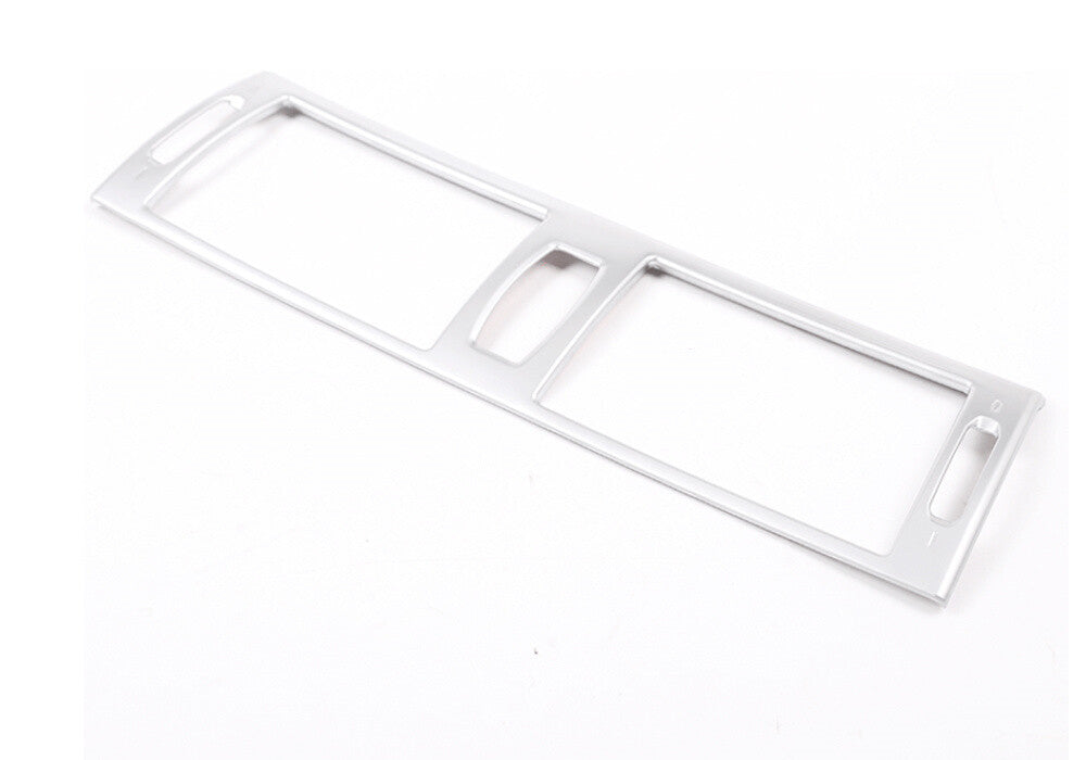Silver ABS Center Air Condition Vent Outlet Trim for BMW X5 E70 X6 E71 2008-2013