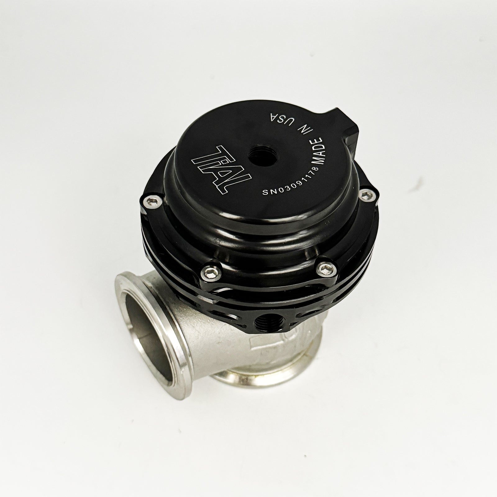 Turbo External Wastegate 38MM MVS BOV Boost W/ Tial Springs Flange BLACK