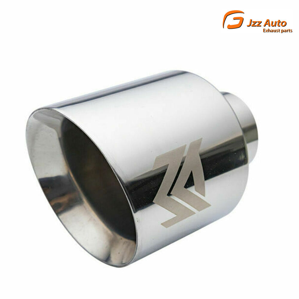 Universal 2.5'' inlet 5'' outlet Exhaust End Tips Muffler Exhaust Tip Sliver