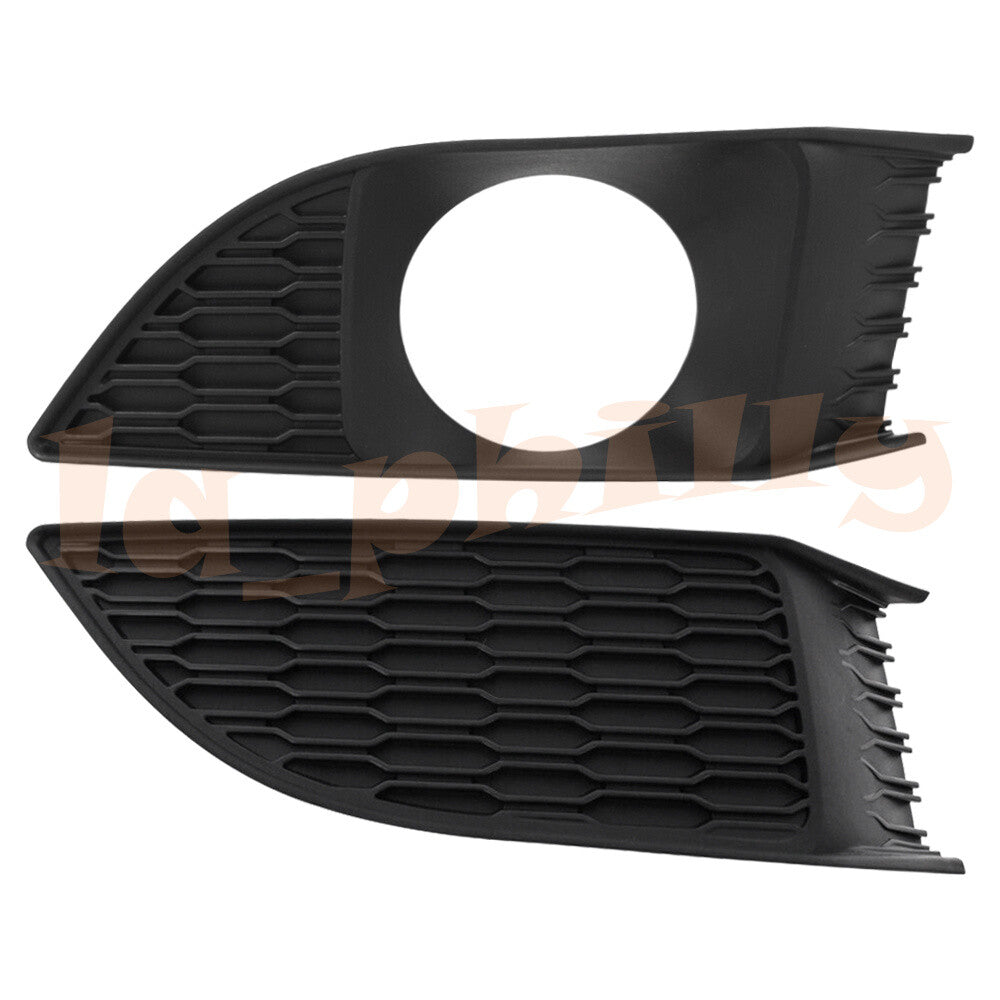 Pair Fit for 2011-14 for Dodge for Charger Right + Left Side Bumper Grille Bezel Insert