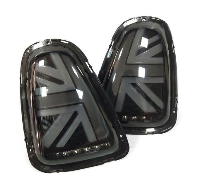 for MINI Cooper F55 F56 Black LED Rear Lamps Assembly LED Tail Lights
