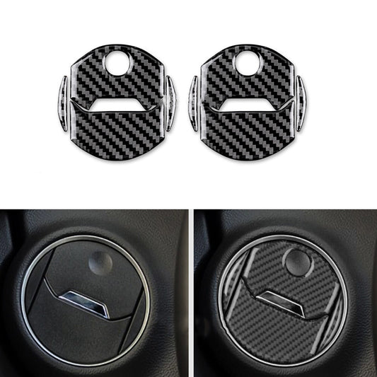 New 2-piece glossy black boiler side camera protective cover decoration suitable for 2021-2023 for Model 3- v