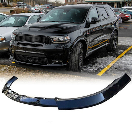 Front bumper lip splitter kit for Dodge Durango SRT 2018-20 Winglet Gloss Black Q