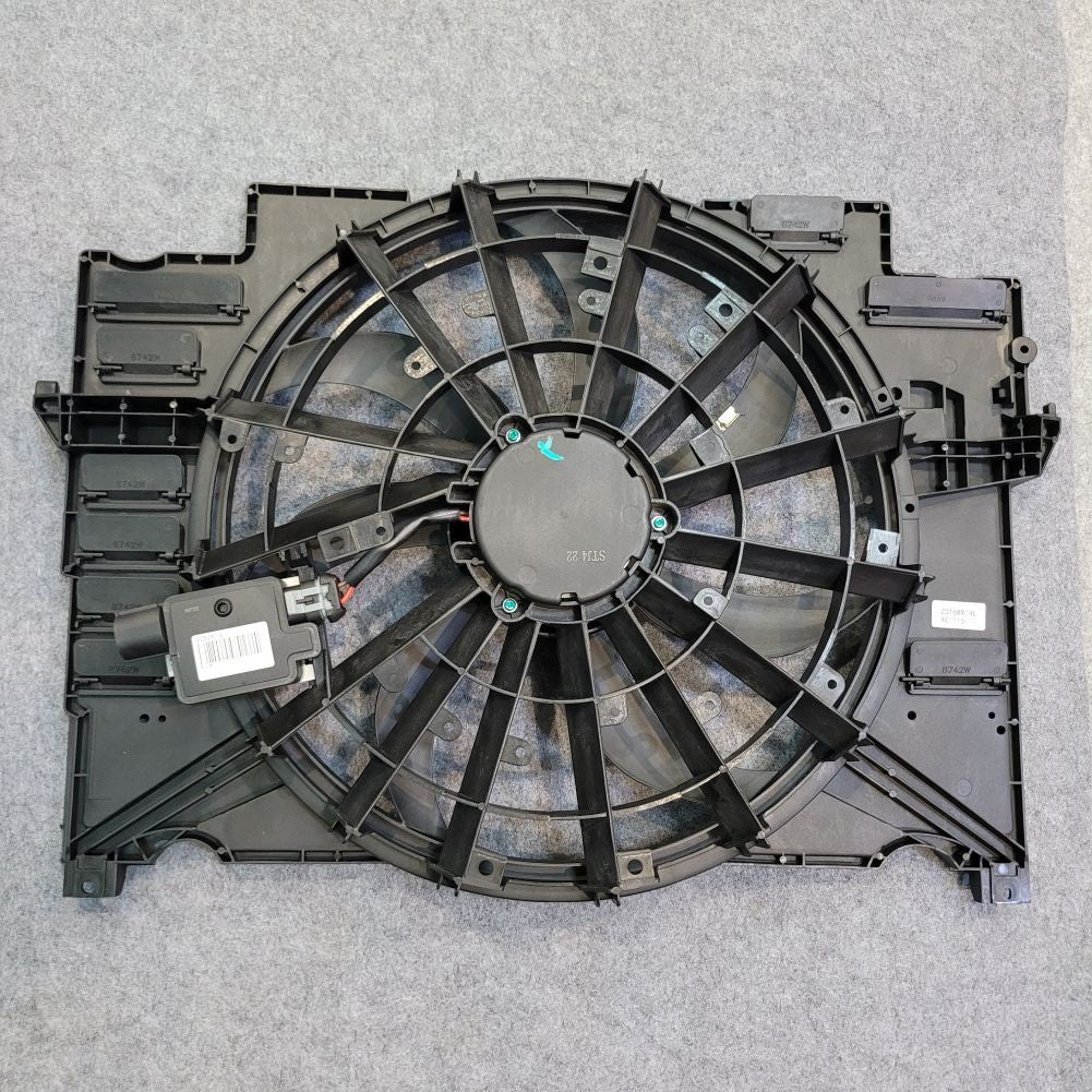 Radiator cooling fan assembly for Jaguar XE XF 2017 - 2019 Q