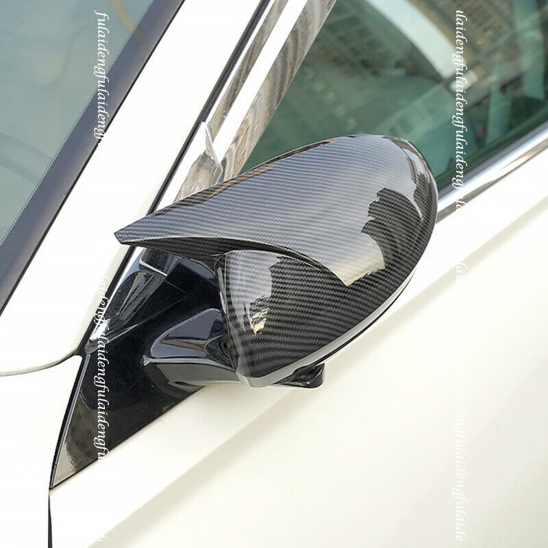 for Nissan Altima 2019-2022 Carbon Fiber ABS Ox Horn Rearview Mirror Cover Trims