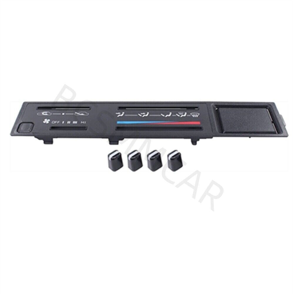 Heater A/C Vent Dash Control Faceplate W/4 Knobs For Pickup 1984-1988 New n
