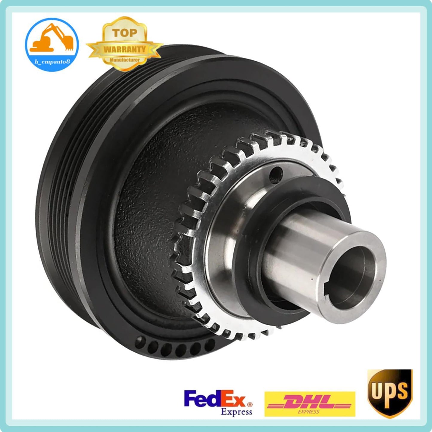 New Crankshaft Pulley For 2005-2009 for Land Rover LR3 4.0L LR031685/LRO07437 1PC