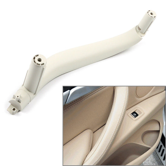 1pcs Inner Interior Door Pull Handle Trim Cover for BMW X5 X6 F15 F16 Off White
