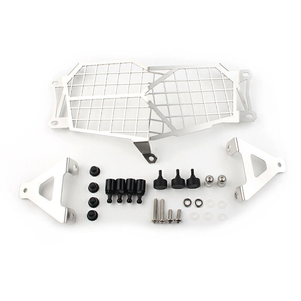 Silver Front Headlight Guard Grill Protector Fit for BMW F750GS F850GS 18-19 Q
