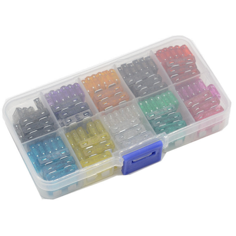 110pcs 2-35 Amp Kit Car SUV for Mini Low Profile Blade Fuses Box Mould Fuse Assorted