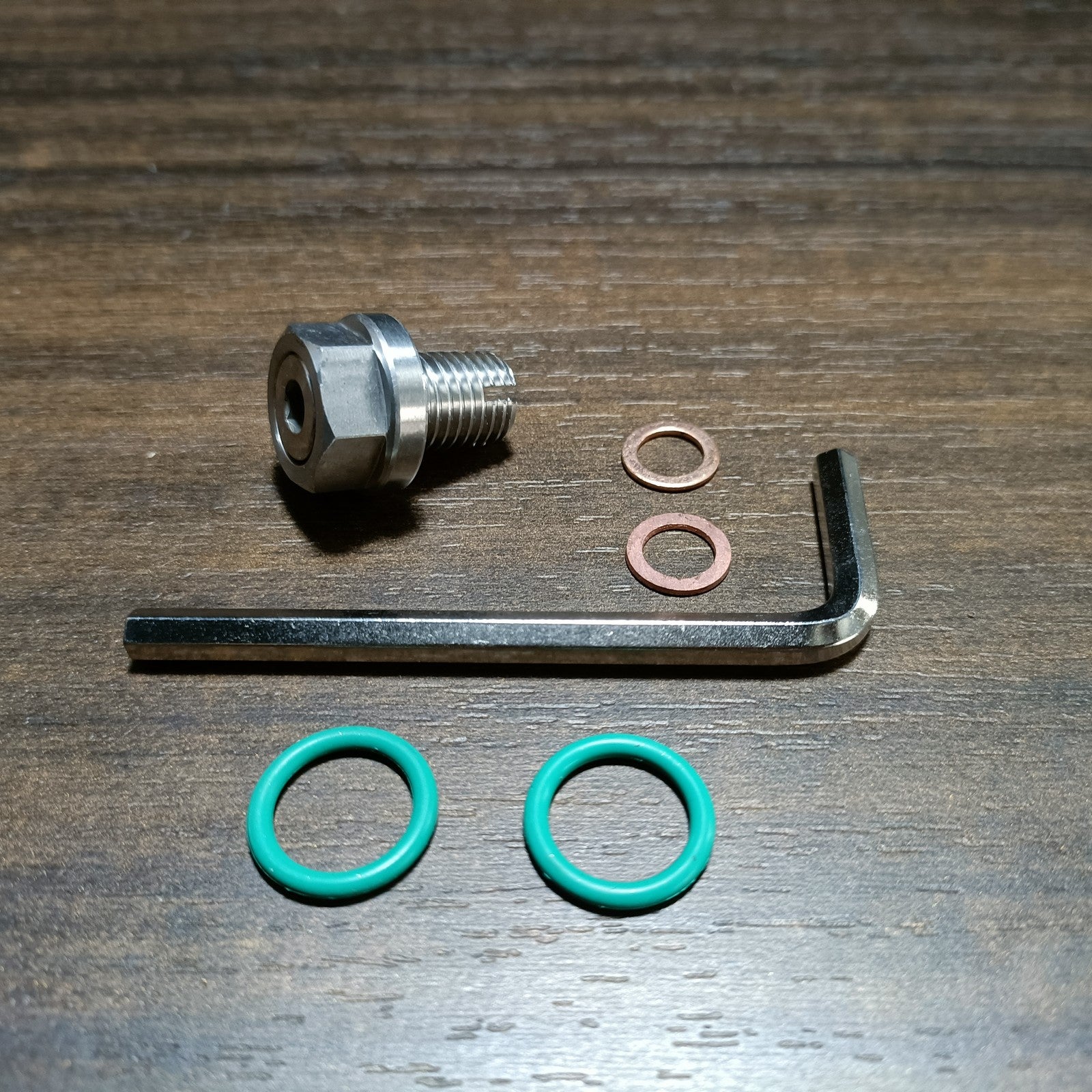 M12.1X1.5 Oil Drain Plug Self Tapping Oil Pan Thread Repair Kit with O-Ring Q