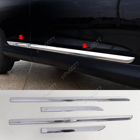 2012-2016 for Honda CR-V CRV ABS Chrome Body Door Side Molding Cover Trim 4pcs
