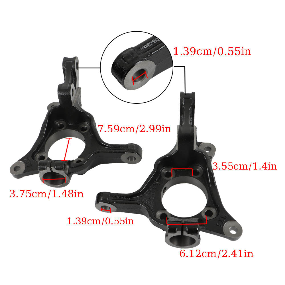 Front steering spindle joint for 2005-2014 for Subaru Legacy Outback 2-piece set n